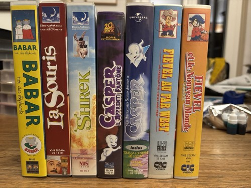 Lot cassettes vhs wb - lot,
