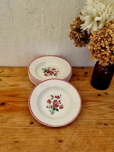 Lot assiettes creuses - assiettes,