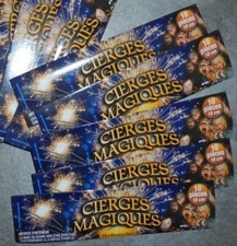 LOT 5 PAQUET 10 CIERGE MAGIQUE / FEU DE BENGALE  Fête Mariage Anniversaire Noel