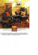 PUBLICITE  advertising 2000   LA MAISON COLONIALE  meubles