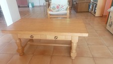 Table basse en hètre massif