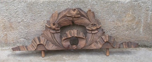 Ancien fronton meuble en - de,