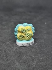 (E29) Feve animaux atlas éditions peintes à la main corail laitue