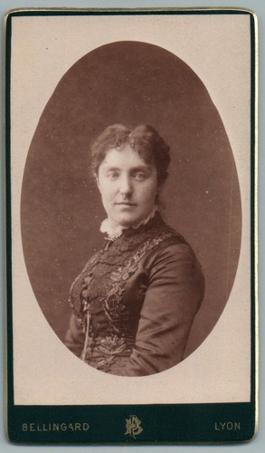 Cdv 1875 femme - cdv, corsage