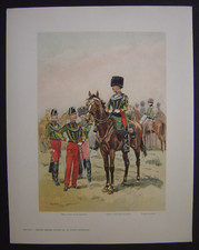 1854 1870 Second Empire Costumes Tenues Guides de la Garde Impériale Schako