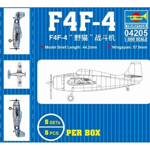 Trumpeter 04205 maquette f4f - 04205,
