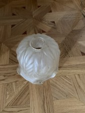 GLOBE  EN VERRE ÉPAIS POUR