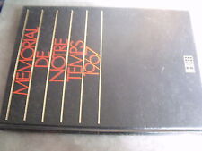 Memorial de Notre Temps 1967  Evenements Sports Sciences Art Faits Divers