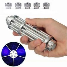 Stylo pointeur Laser bleu rechargeable USB 6000m, Laser haute puissance SOS