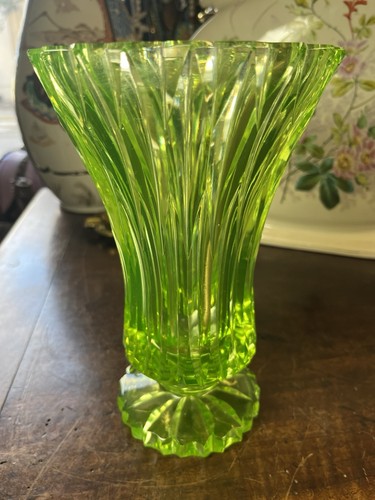 Vase ouraline art déco - ouraline, verre