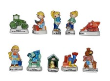 Série complète de 10 fèves Bob le bricoleur 2004