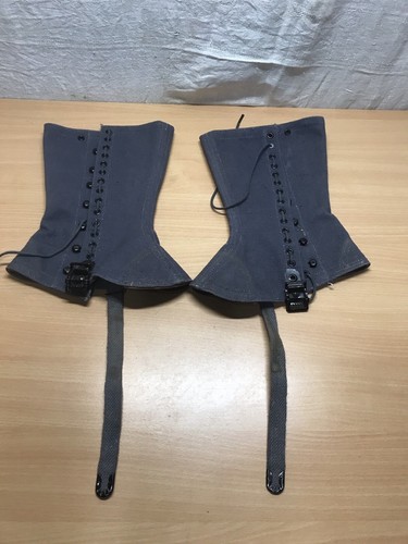 Anciennes guetres militaire - guetres,