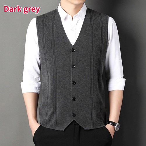 Hommes tricoté gilet tricot - tricoté,