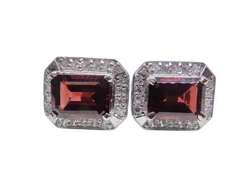 Boutons manchette grenat - boutons,