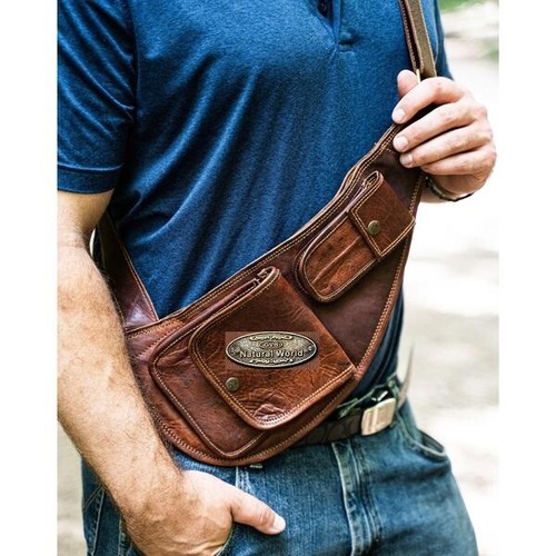 Sac dos sling cuir - dos,
