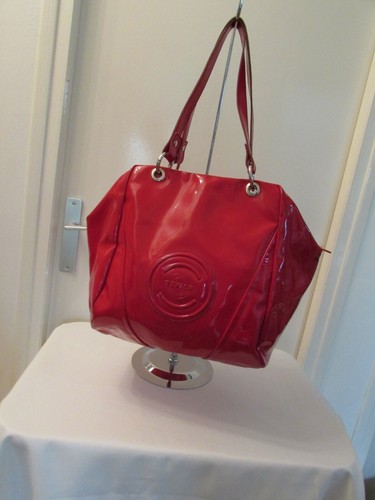 Sac vernis rouge texier - sac,