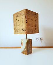 Rare lampe en Onyx et laiton