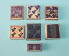 Lot de 7 tampons anciens