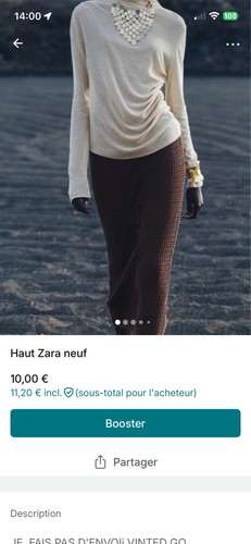 Zara shirt femme beige uni - beige,
