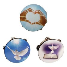 Tambourin portatif en bois