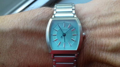 Guess cadran vert acier - guess,