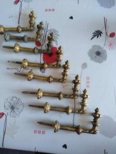 rare et ancienne 8 Patères  Art Déco Porte Manteau ou autre bronze massif