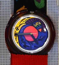 BELLE SWATCH  POP PWK 130 COLOR STORY 1990. NEUF.FONCTIONNE