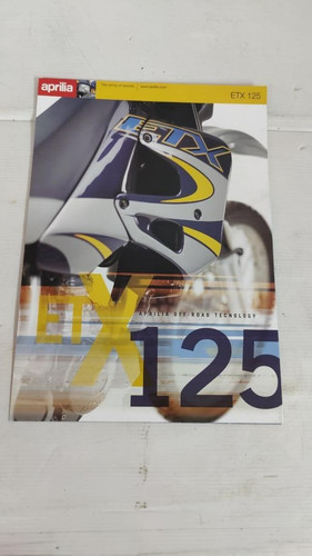 Aprilia etx 125 1998 - aprilia,
