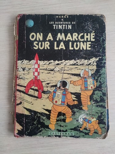 Tintin a marché sur - a,