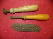 Trois fers à dorer XIXe