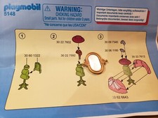 miroir pour salon de beauté de princesse playmobil 5148