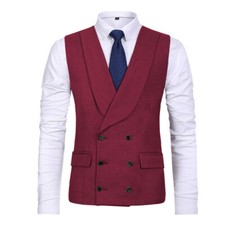 Hommes Habillé Costume Gilet