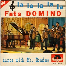 FATS DOMINO "LA-LA-LA" EP 1962 POLYDOR 27743 Label orange