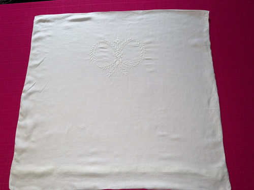 Ancienne taie oreiller en - ancienne,
