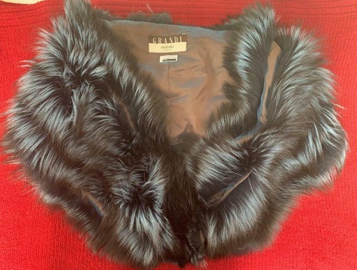 étole collier fourrure - fourrure,