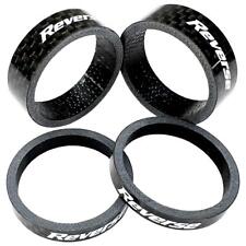 Reverse Set D'Espaceurs Charbon 11/8'' Vélo MTB Ebike Potence Anneaux Lot Noir