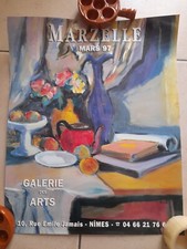AFFICHE EXPOSITION MARZELLE -