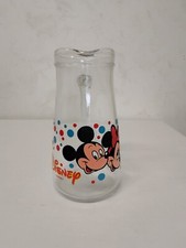 Carafe , Pichet En Verre DISNEY Mickey Et Minnie