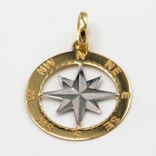 Pendentif jaune et - en,