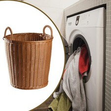 Panier à linge rustique pour