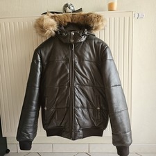 Doudoune Schott Homme Cuir