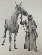 RARE -  ORIENTALISME - DESERT