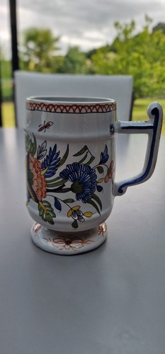 Chope biere faience rouen - biere,
