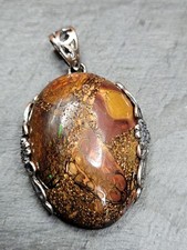 Pendentif ARGENT 925 Opale