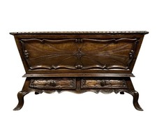 Pétrin style Louis XV en noyer massif vers 1880