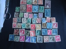lot de 52 timbres anciens