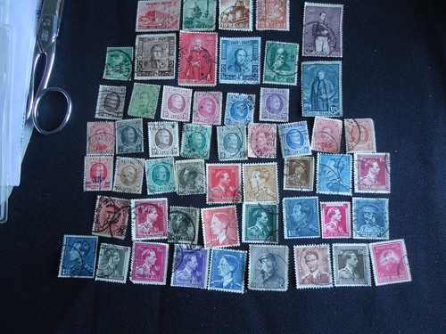 Lot timbres anciens - lot, de