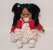 POUPEE/ BEBE A LA PEAU NOIRE CR MUNECAS INTERACTIVE PLEURE TOUTE D'ORIGINE 42 cm
