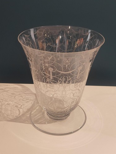Magnifique vase cristal - en,