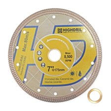 Disque a Tronconner Diamantés - Ø 175MM Lame de Scie Diamantée pour Carrelage...